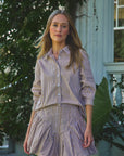 MASONS DAUGHTER | the Boyfriend Shirt, Burnt Orange Stripe