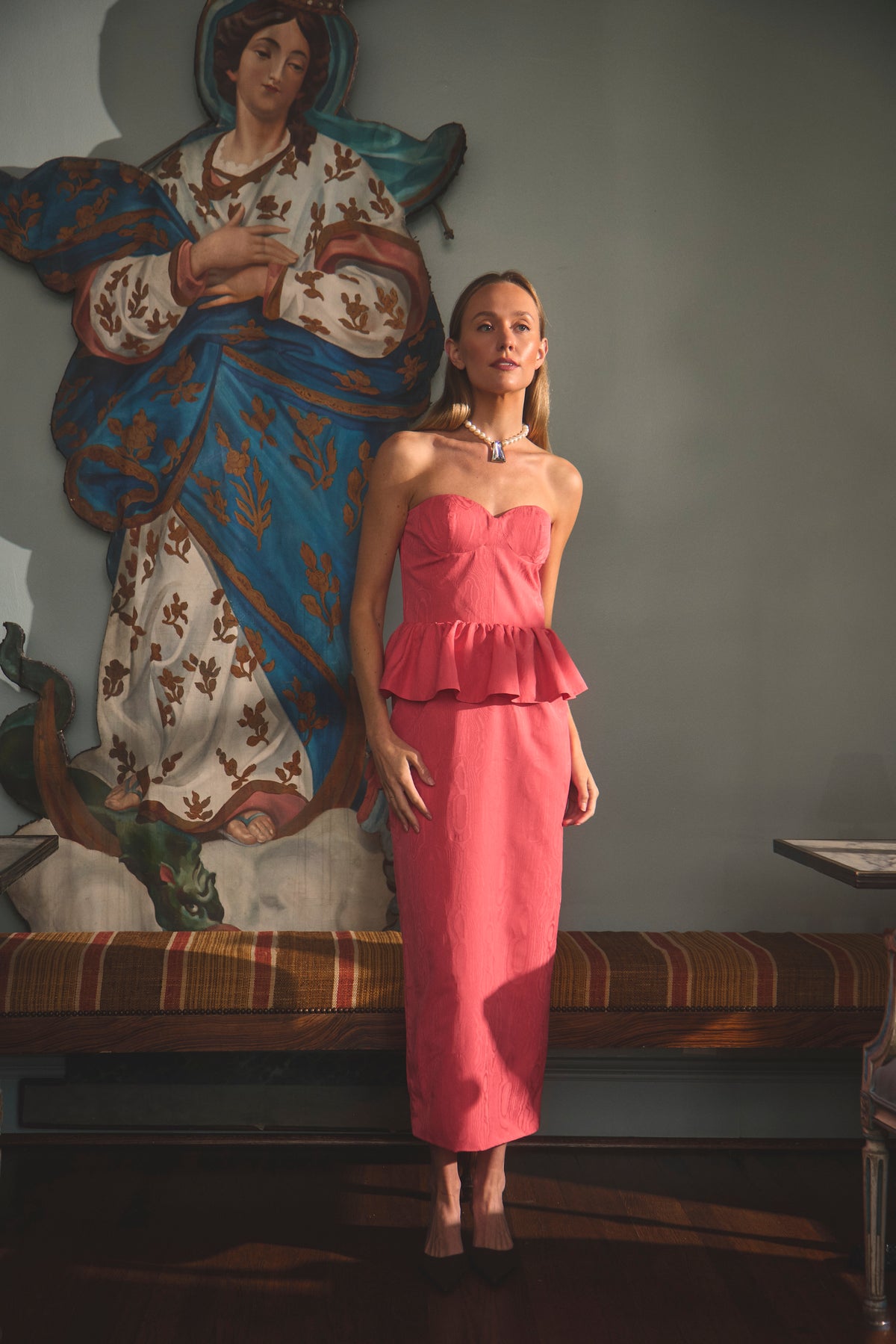 MASON'S DAUGHTER | Tilly Dress, Coral Moire